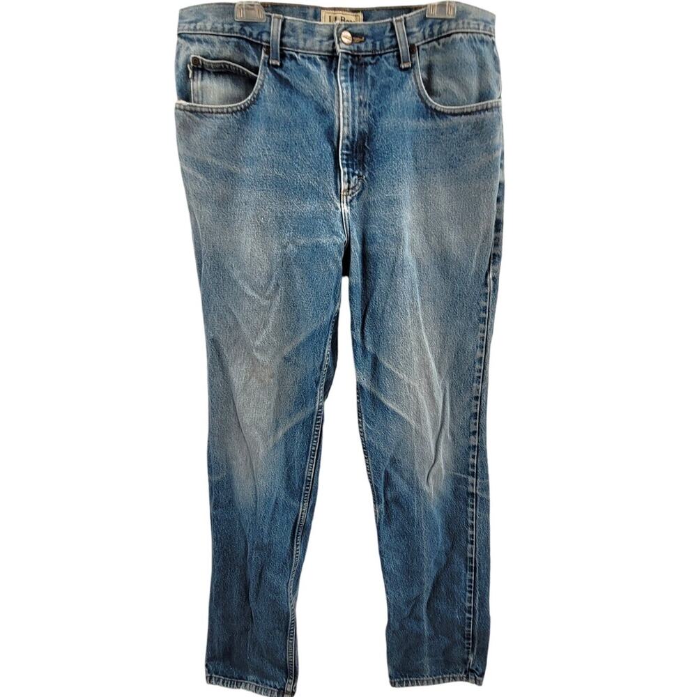 L.L. Bean Vintage‎ Y2K Blue Denim Jeans Men’s Classic Fit Straight